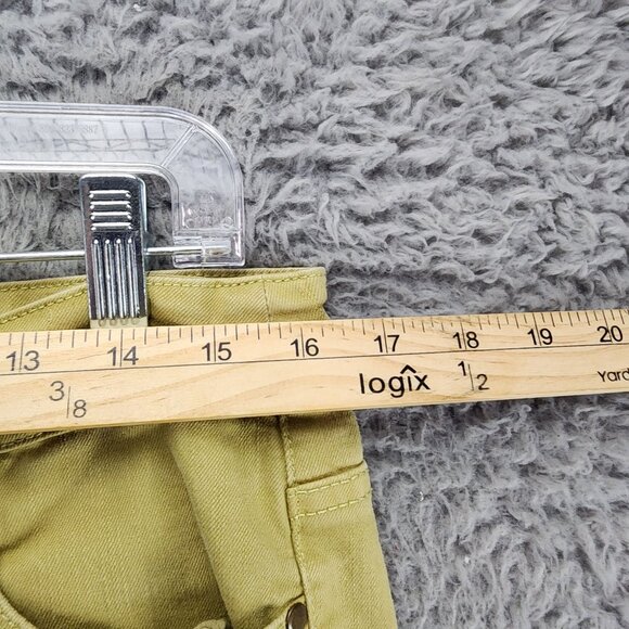 Soft Surroundings Jeans Womens Medium Petite Green Stretch Mid Straight *GUC* - Picture 3 of 11